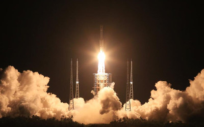 Long March 7 rocket launch