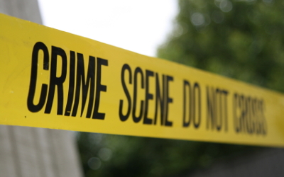 crime scene strip-police