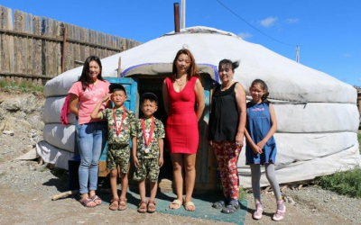 mongolian family