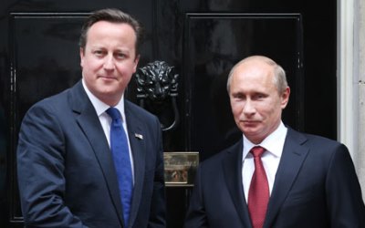 david cameron vladimir putin