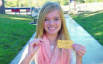 she found diamond in park