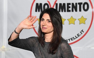 Virginia+Raggi+June+6+2016