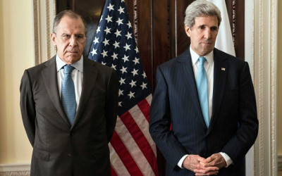John Kerry  and Sergei Lavrov