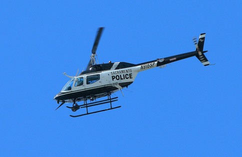 police helicopter