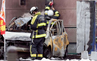 suicide attack in Japan