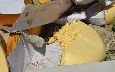 Russia destroys Western cheese