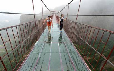 glass bridge
