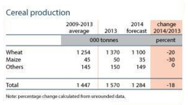 cereal production in turkmen
