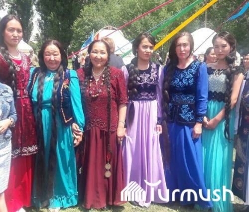 Competition among women with longest hair