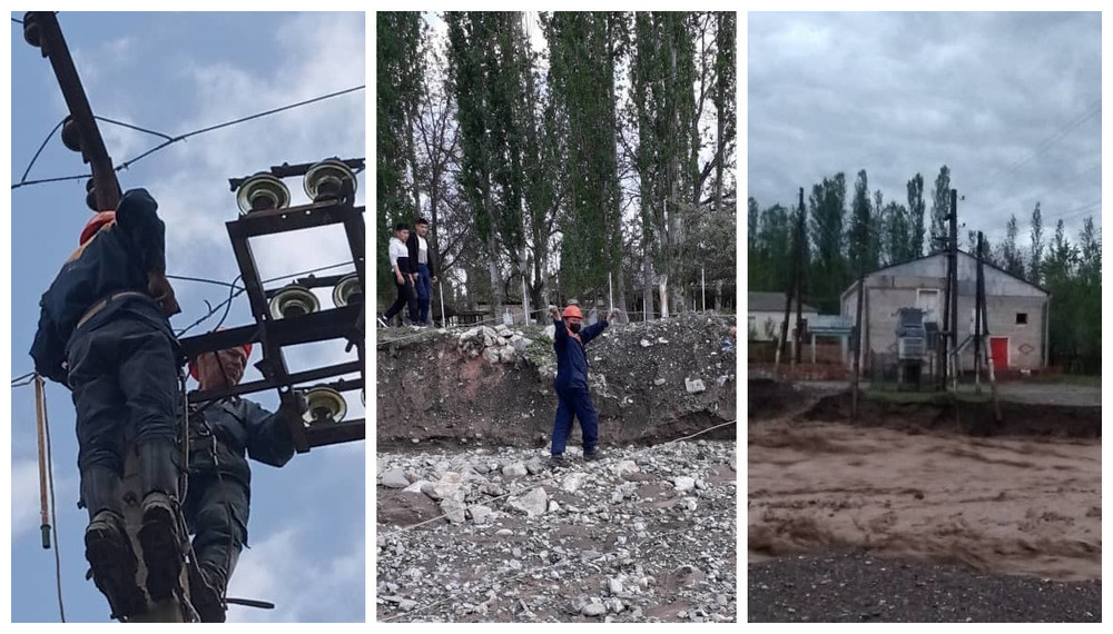 Восстановление электроснабжения в Лейлекском районе