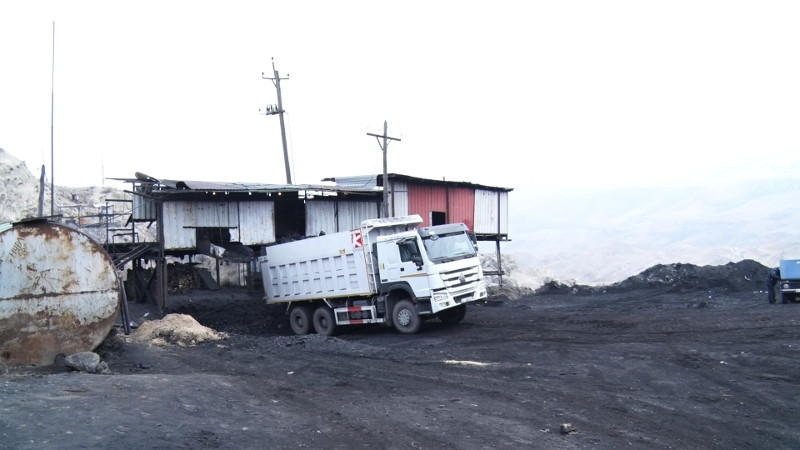 Шахта в городе Сулюкта