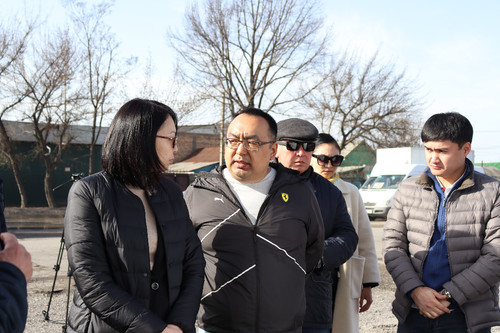 Глава Минтранса Г.Абдралиева ознакомилась с ходом строительства участка Бишкек-Кара-Балта автодороги Бишкек-Ош &mdash; Tazabek