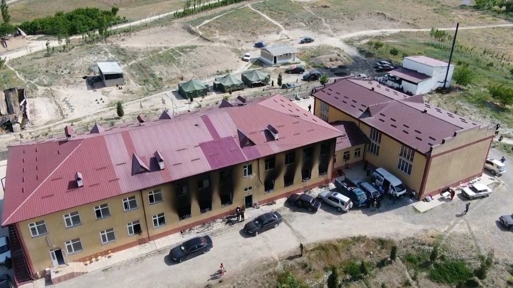 Школа в селе Максат