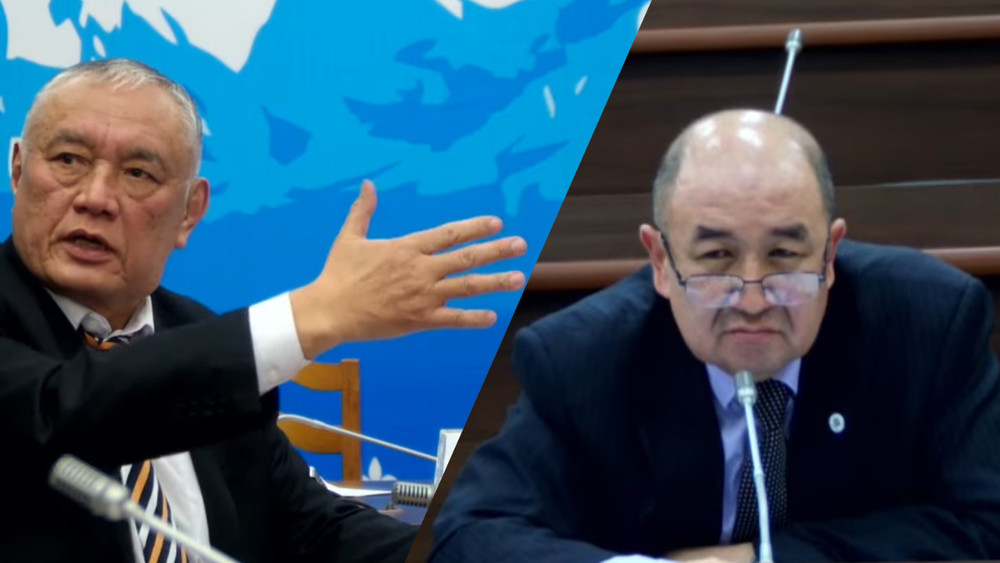 Депутат С.Айжигитов, председатель НБКР К.Боконтаев