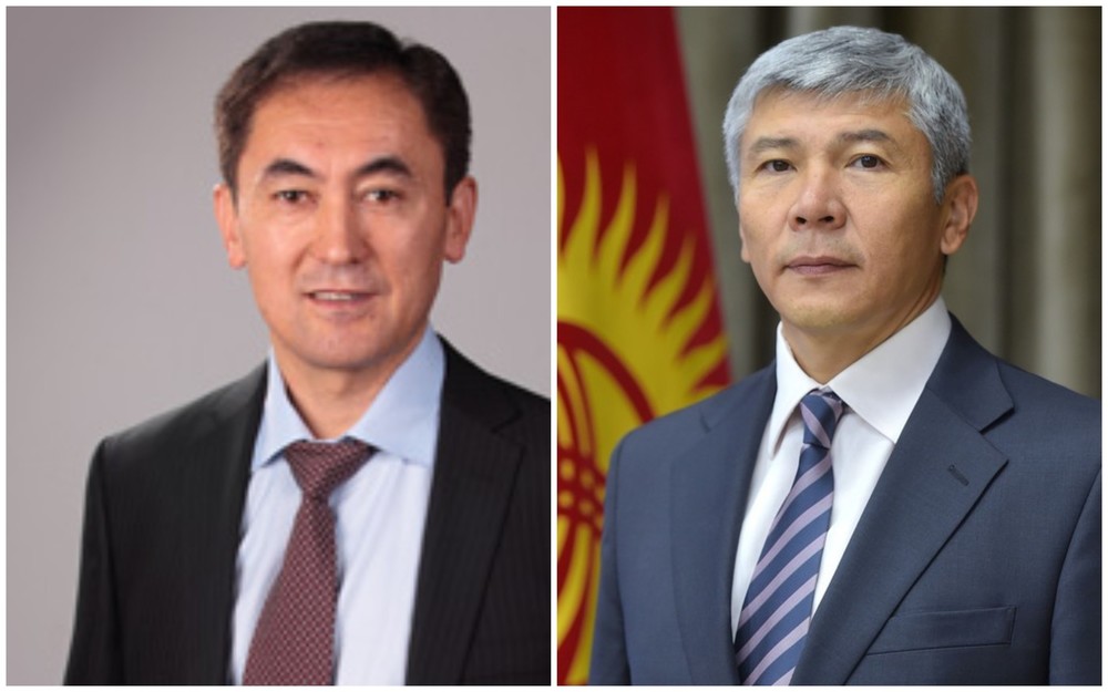слева на право: Темирбек Асанбеков, Масат Мамытканов