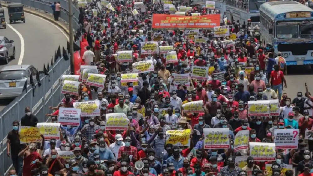 Протесты в Шри-Ланке