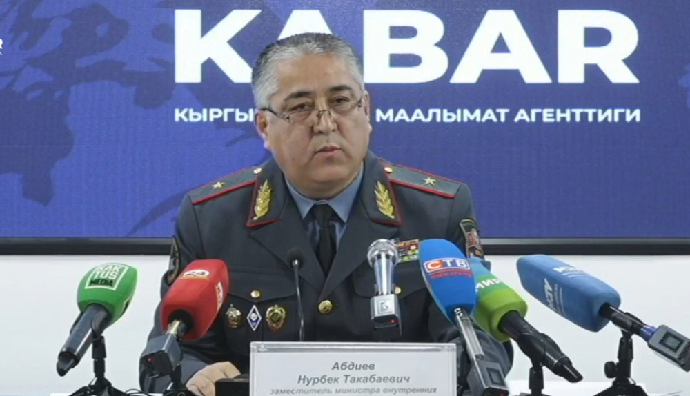 Ички иштер министринин орун басары Нурбек Абдиев