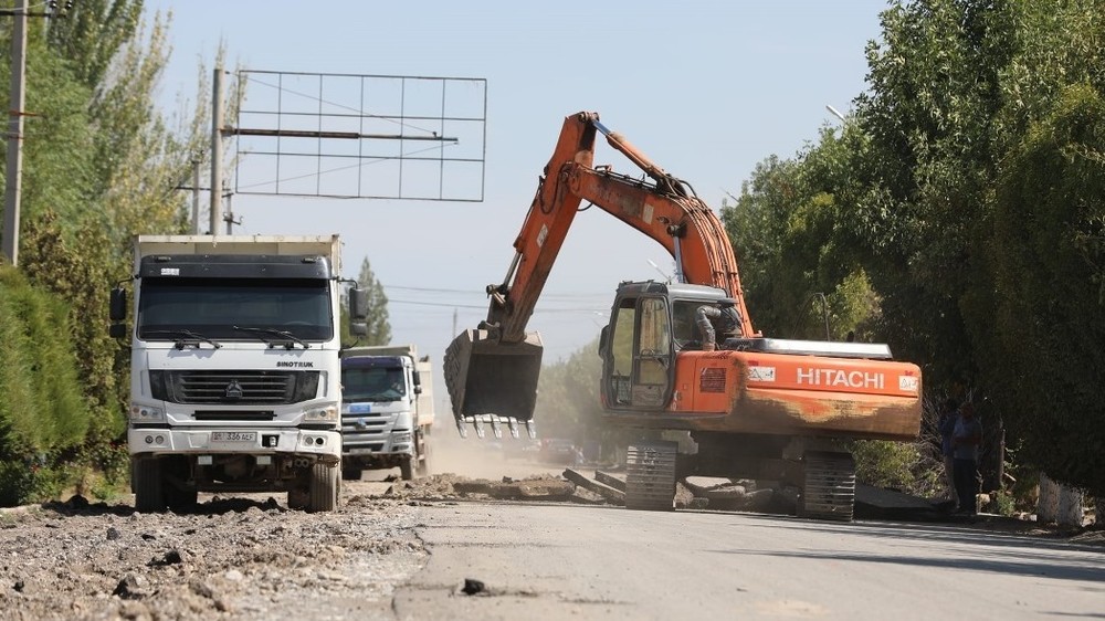 Реконструкция улиц в городе Жалал-Абад