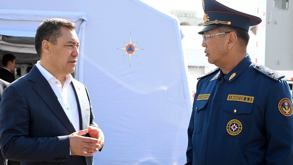 Садыр Жапаров и Бообек Ажикеев