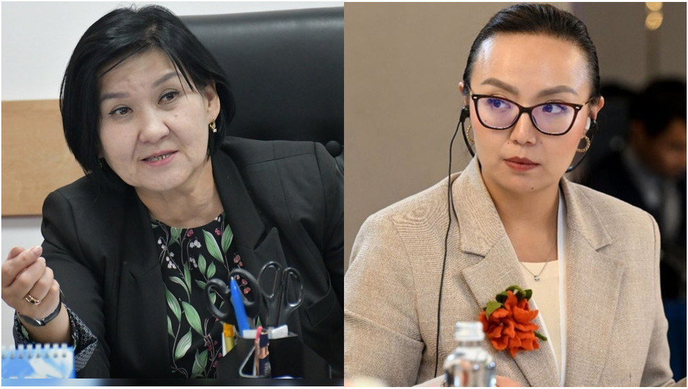 Надира Джусупбекова и Айсулуу Мамашова