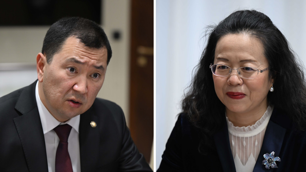 Эрлист Акунбеков, Лю Цзянпин