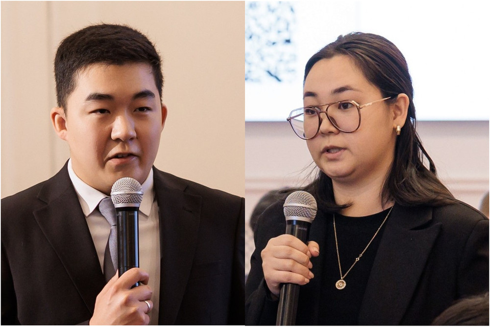 Самаган Аманкулов и старший бухгалтер Schneider Group