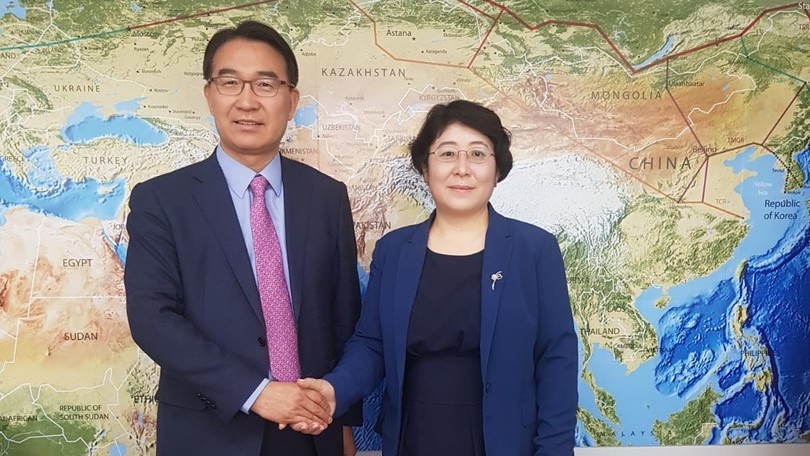 Встреча посла Динары Кемеловой с заместителем председателя Секретариата президентского комитета по северному экономическому сотрудниче