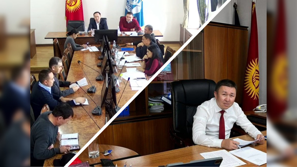 Члены комиссии и глава БГА (справа)