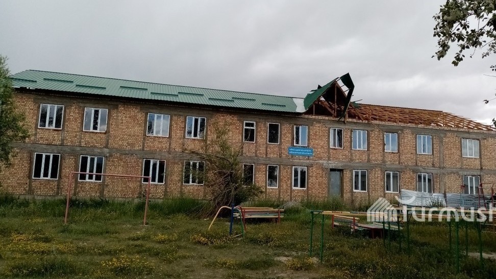 Недостроенное здание детсада