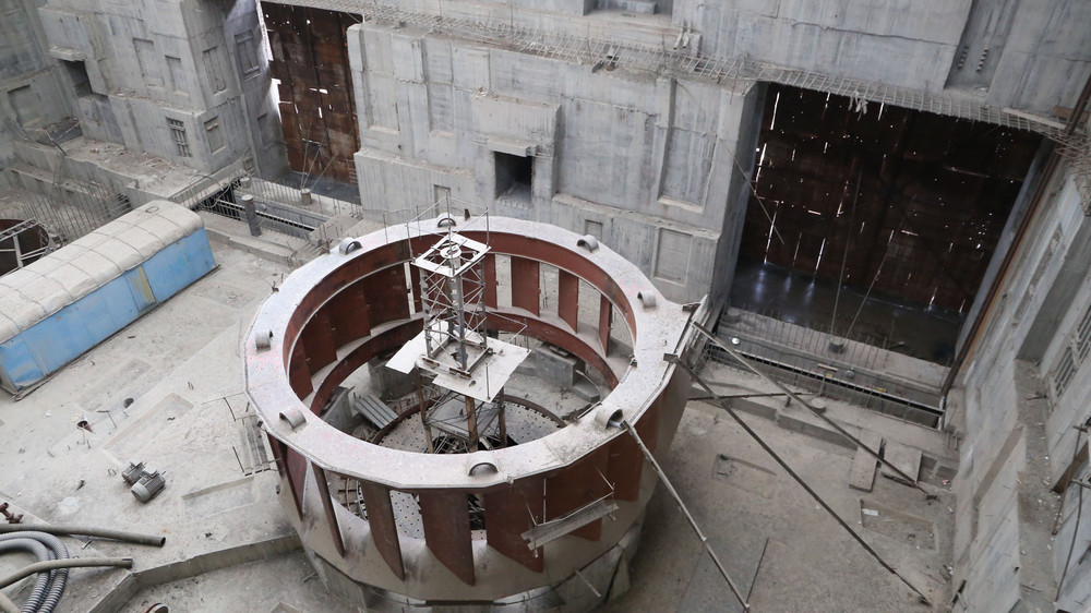 Второй агрегат Камбар-Атинской ГЭС-2