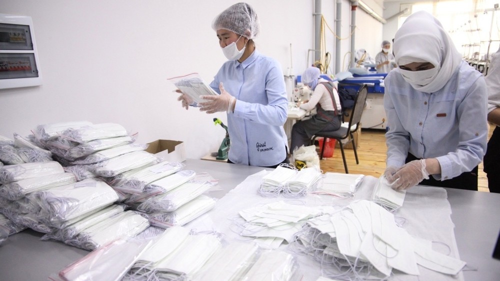 Пошив масок в городе Ош