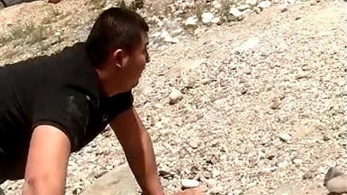 Медербек Камчиев на участке «Головной»