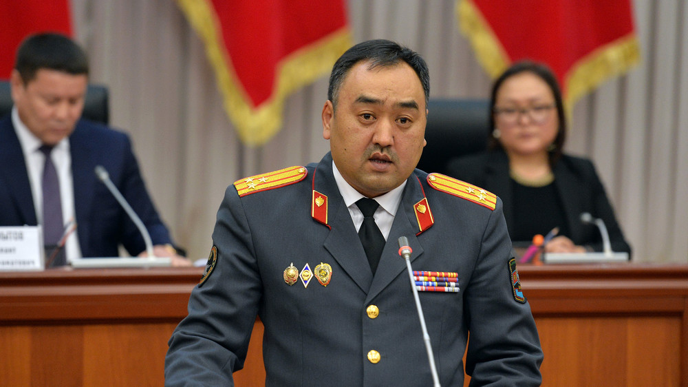 Министр внутренних дел Улан Ниязбеков