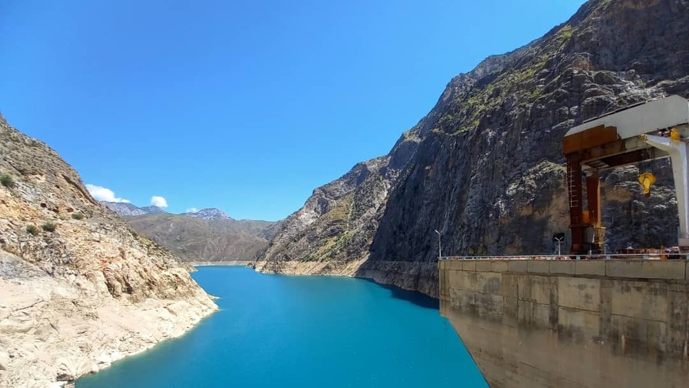 Плотина Токтогульской ГЭС