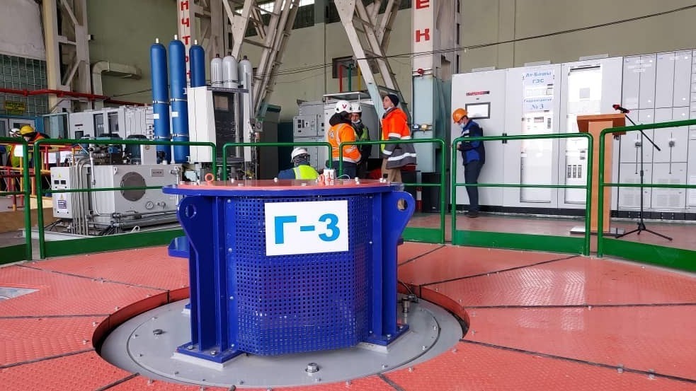 Гидроагрегат №3 Ат-Башинской ГЭС,