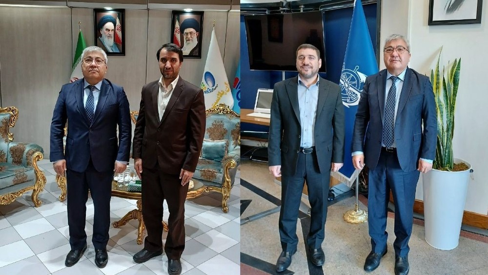 Посол КР Т.Сыдыков, замминистра нефти Ирана М.Шахмирзаи, замминистра транспорта Ирана А.Сафаи