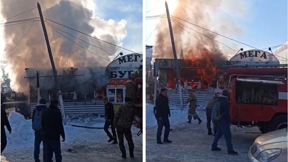 Взрыв в кафе в центре Каракола
