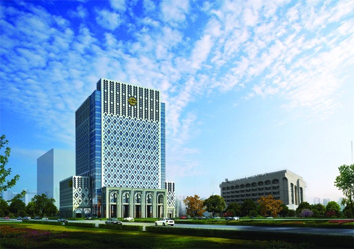 Эскизы, генплан &mdash; На месте бывшего ресторана &laquo;Нарын&raquo; построят 23-этажный отель &mdash; Tazabek