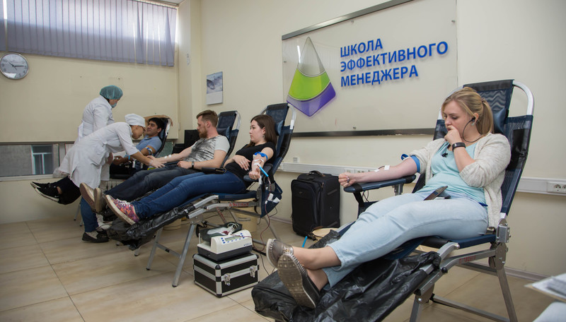 Сотрудники MegaCom собрали более 30 литров крови &mdash; Tazabek