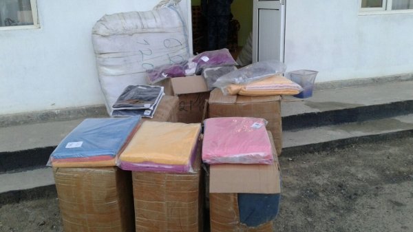 ГТС задержала контрабандный груз с полотенцами и мужскими костюмами на юге &mdash; Tazabek