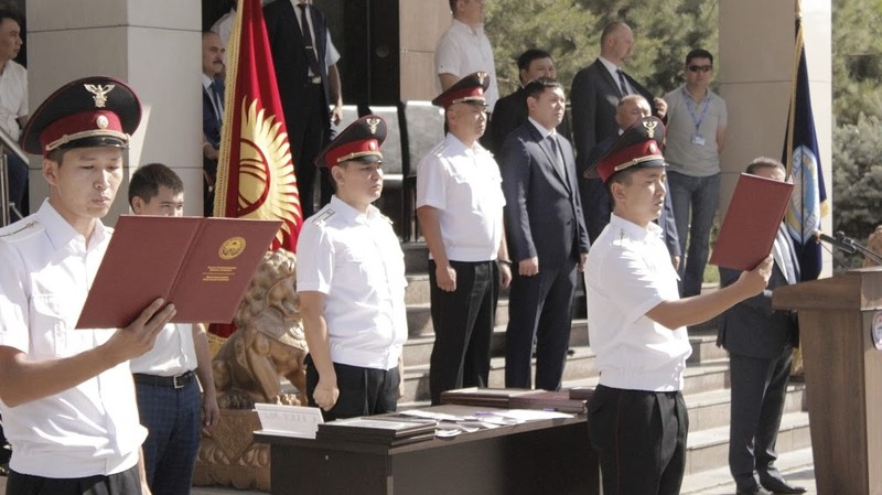 Фото &mdash; 26 новых сотрудников ГСБЭП принесли присягу &mdash; Tazabek