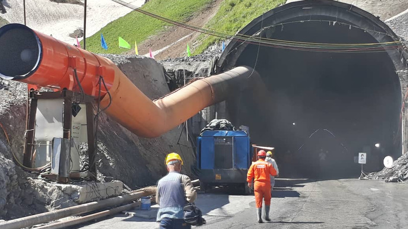 Фото &mdash; Как строят тоннель дороги Север&mdash;Юг в Казармане и почему туда вход девушкам запрещен &mdash; Tazabek
