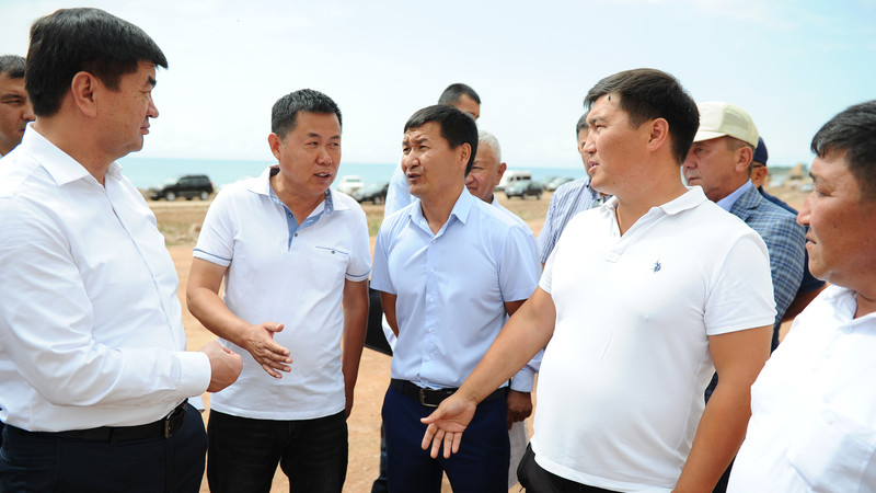 Премьер М.Абылгазиев ознакомился с ходом реконструкции автодороги Балыкчы&ndash;Корумду &mdash; Tazabek