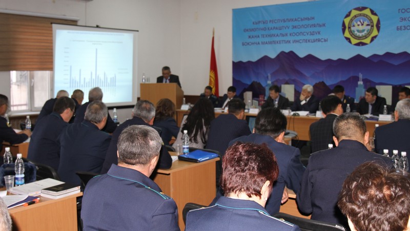 Ряду сотрудникам Госэкотехинспекции объявлены выговоры, предупреждения, а также поставлен вопрос о соответствии занимаемой должности (фамилии) &mdash; Tazabek