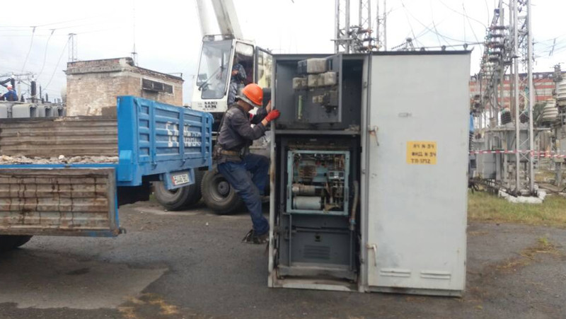 Фото &mdash; Ремонт подстанции &laquo;Промышленная&raquo; стоимостью 87 млн сомов &mdash; Tazabek