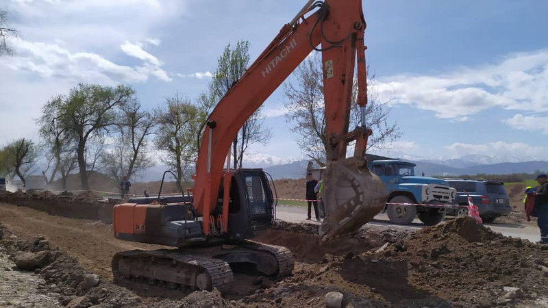 В Иссык-Атинском районе начаты работы по строительству дороги Кант&ndash;Асфальтобетонный завод, - Минтранс &mdash; Tazabek