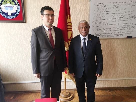 В 2016 году внешнеторговой оборот Кыргызстана с Эфиопией , составивший $2,8 тыс., в основном состоял из импорта цветов &mdash; Tazabek