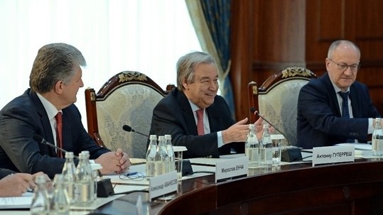 Кыргызстан является первопроходцем не только по внедрению программы &laquo;Таза коом&raquo; в ЦА, но и в построении цифровой демократии, - генсек ООН &mdash; Tazabek