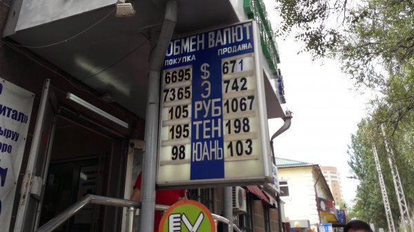 Фото &mdash; Доллар продолжает падать в цене, курс опустился до 67,1 сома &mdash; Tazabek