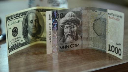 Утренний курс валют: Доллар США продается по 68,8 сома, евро &mdash; по 77,2 сома (графики) &mdash; Tazabek